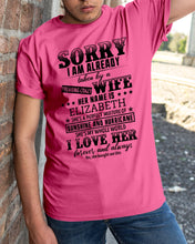 Load image into Gallery viewer, Gift For Husband I Love Here Forever And Always Guys Tee
