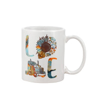 Load image into Gallery viewer, Love Trucker Simple Unique Custom Design For Personalized Job Gift Mug
