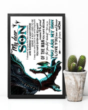 Load image into Gallery viewer, Gift For   Son Love You Forever And Always  Custom Design Vertical Poster

