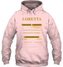 Load image into Gallery viewer, Loretta Custom Name Gift A Warrior's Mentality With A Poet's Soul Hoodie
