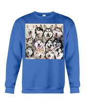 Load image into Gallery viewer, Many Love Husky Siberian On Phone Case Gift For Husky Lovers Sweatshirt
