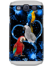 Load image into Gallery viewer, Lovely Phone Case Twinkling Blue Heart Gift For Parrots Lovers Phone case
