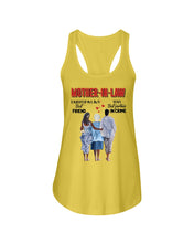 Load image into Gallery viewer, Daughter In Law's Best Friend Son's Best Partner In Crime Gift For Mom In Law Ladies Flowy Tank
