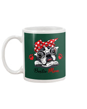 Load image into Gallery viewer, Boston Terrier With White Glasses Love Mom Gift For Dog Lovers Mug
