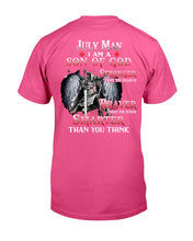 Load image into Gallery viewer, July Man Son Of God Birthday Meaningful Gift For Men Guys Tee
