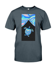Load image into Gallery viewer, Magical Blue Turtle Pattern Gift For Turtle Lovers Guys Tee
