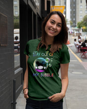 Load image into Gallery viewer, Lovely Phone Case Rainbow Design Stay Out Of My Bubble Gift For Friends Ladies Tee
