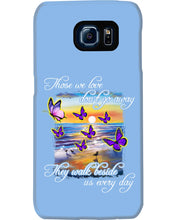 Load image into Gallery viewer, Butterfly Sunset On Beach Those We Love Don't Go Away Gift For Lover Phone case
