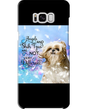 Load image into Gallery viewer, Angels And Shih Tzu Are Not Different Gift For Dog Lovers Phone case
