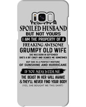 Load image into Gallery viewer, A Soiled Husband Of A September  Freaking Awesome Wife Birthday Gift Phone case
