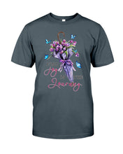 Load image into Gallery viewer, Butterflies Find Joy In The Journey Gift For Daughter Guys Tee
