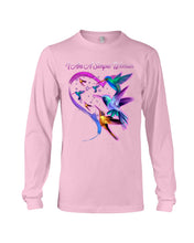 Load image into Gallery viewer, Hummingbirds Heart Shaped I Am A Simple Woman Gift For Mom Unisex Long Sleeve
