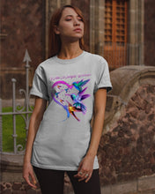 Load image into Gallery viewer, Hummingbirds Heart Shaped I Am A Simple Woman Gift For Mom Guys Tee
