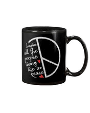 Load image into Gallery viewer, Image All The People Living Life In Peace Custom Design For Friends Mug
