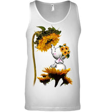 Load image into Gallery viewer, Elephant Sunflower Special Custom Design For Cute Girls Unisex Tank Top
