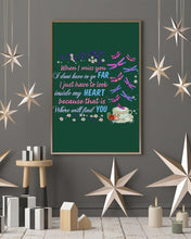 Load image into Gallery viewer, Butterflies When I Miss You I Just Have To Look Inside My Heart Gift For Lover Vertical Poster
