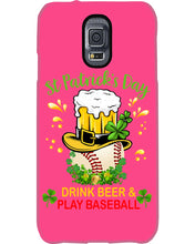 Load image into Gallery viewer, Baseball Drink Beer Day St Patrick's Day Gift For Baseball Lovers Phone case
