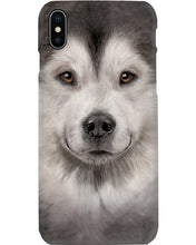 Load image into Gallery viewer, Lovely Phone Case Dog Face Gift For Alaskan Malamute Lovers Phone case
