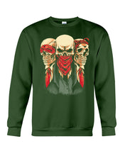 Load image into Gallery viewer, Black Phone Case With Skulls Design Gift For Friends Sweatshirt
