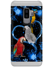 Load image into Gallery viewer, Lovely Phone Case Twinkling Blue Heart Gift For Parrots Lovers Phone case
