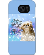 Load image into Gallery viewer, Angels And Shih Tzu Are Not Different Gift For Dog Lovers Phone case
