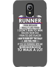 Load image into Gallery viewer, I Am A Runner I Run Because I Really Like Food Custom Design Phone case
