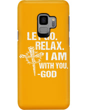 Load image into Gallery viewer, Let You Relax I Am With You Gray Background Phone case
