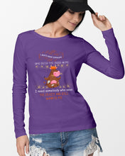 Load image into Gallery viewer, Cow I Need Somebody Who Sees The Crazy And Still Wants Me Unisex Long Sleeve
