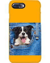 Load image into Gallery viewer, Border Collie In Denim Pocket Gift For Dog Lovers Phone case
