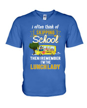 Load image into Gallery viewer, I Often Think Of Skipping School Gift For Kids Guys V-Neck
