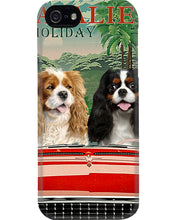 Load image into Gallery viewer, Cavalier Happy Holiday Gift For Dog Lovers Phone case
