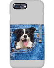 Load image into Gallery viewer, Border Collie In Denim Pocket Gift For Dog Lovers Phone case
