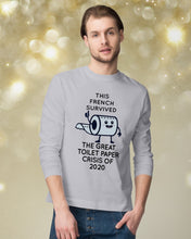 Load image into Gallery viewer, French Survived The Great Toilet Paper Crisis Of 2020 For Personalized Nation Gift Unisex Long Sleeve
