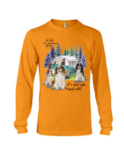 Load image into Gallery viewer, Cavalier King It's Who You Travel With Gift For Dog Lovers Unisex Long Sleeve
