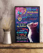 Load image into Gallery viewer, I'm Proud To Say You Are My Angel Husband Miss You Vertical Poster

