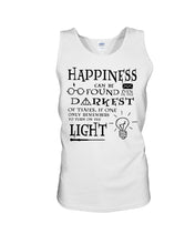 Load image into Gallery viewer, Happiness Can Be Found The Darkest Of Times Special Custom Design Unisex Tank Top
