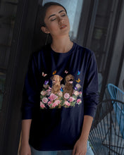 Load image into Gallery viewer, Gift For Dog LoversChesapeake Bay Retriever With Peonies Unisex Long Sleeve
