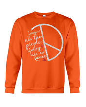 Load image into Gallery viewer, Image All The People Living Life In Peace Custom Design For Friends Sweatshirt
