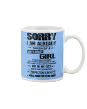 Load image into Gallery viewer, I'm Already Taken By A Sexy And Crazy Girl She Was Born In December Mug
