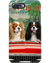 Load image into Gallery viewer, Cavalier Happy Holiday Gift For Dog Lovers Phone case
