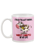 Load image into Gallery viewer, Cow Worst 5 Minutes Gift For Cow Lovers Mug

