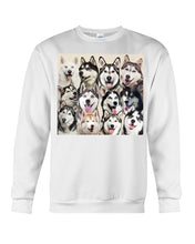Load image into Gallery viewer, Many Love Husky Siberian On Phone Case Gift For Husky Lovers Sweatshirt
