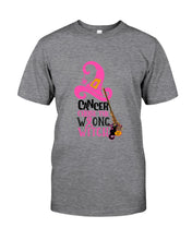 Load image into Gallery viewer, Cancer Chose The Wrong Witch Breast Cancer Awareness  Special Custom Design Guys Tee
