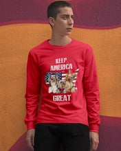 Load image into Gallery viewer, Keep America Great Yorkshire Terrier Gift For Dog Lovers Unisex Long Sleeve
