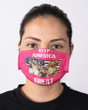 Load image into Gallery viewer, Keep America Great Yorkshire Terrier Gift For Dog Lovers Cloth Face Mask
