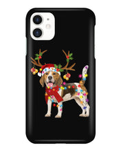 Load image into Gallery viewer, Beagle Gorgeous Reindeer Xmas Lights Gift For Dog Lovers Phone case
