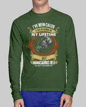Load image into Gallery viewer, Mamasaurus Rex  Is My Favorite Special Custom Design Unisex Long Sleeve
