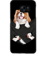 Load image into Gallery viewer, Cavalier King Charles Spaniel In Pocket - Dogs Lovers Gift Phone case
