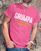 Load image into Gallery viewer, Grumpa Like A Regular Grandpa Only Grumpier Guys Tee
