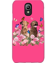 Load image into Gallery viewer, Gift For Dog LoversChesapeake Bay Retriever With Peonies Phone case

